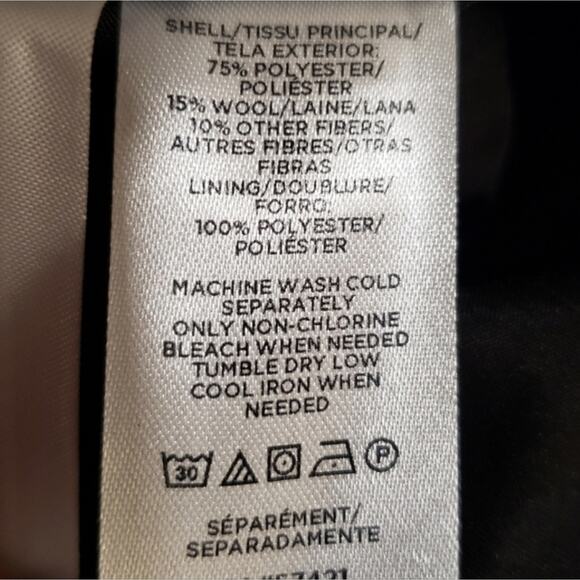 ANN TAYLOR Loft Plaid Wool Blend Academia Career Wear Pencil Skirt Size 4 - Picture 5 of 7